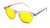 Acero Mist Yellow blue blocking glasses viewed from front