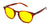 Ventus Saffron Yellow blue light glasses viewed from front