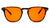 Yama Cinnamon Orange blue light glasses viewed from front