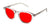 Acero Mist Red blue blocking glasses viewed from front
