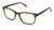 Cedar Olive Clear blue light glasses viewed from front