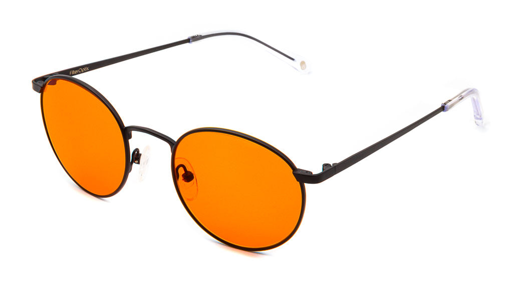 Teeny Burnt Orange Toddler Junior Round Sunglasses – -Teeny Cherubs-