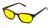 Sage Cocoa Yellow blue light glasses viewed from front