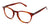 Ventus Saffron Clear blue light glasses viewed from front
