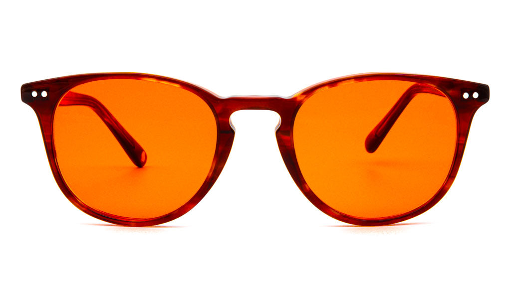 goggles orange Ventus Orange Blue Light Glasses for Evening Use | Filter Optix Saffron / Prescription - Single Vision